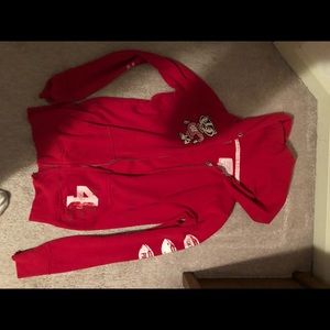 Victoria secret jacket: Wisconsin badgers